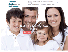 Tablet Screenshot of fastestcashadvanced.com